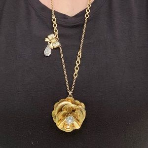 Betsey Johnson gold rose